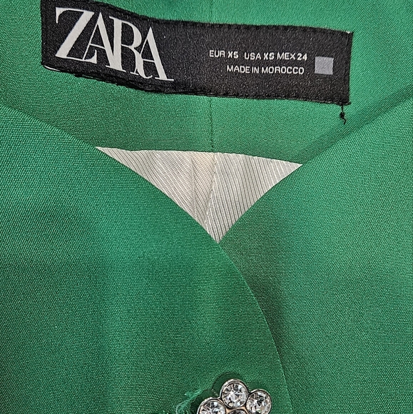 Zara Green Structured Bustier - Picture 6 of 6